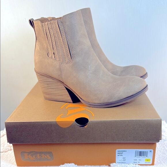 Kork-Ease Hadley Block Heel Booties size 9.5 - Picture 2 of 11